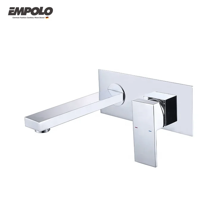 Hot sale wall mount sink faucet single handle brass bathroom wash basin mixer monocomando taps