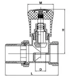 
SU-W722 Direct type temperature control wifi smart trv thermostatic radiator heat valve 