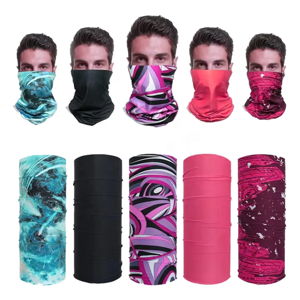 Polyester Sublimation Bandana Blank Custom Bandana Neck Scarf Tube Bandana