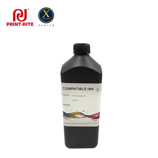 Print-Rite fluorescent photo id cards uv curing ink for EPSON led uv digital  printer ceramic ink