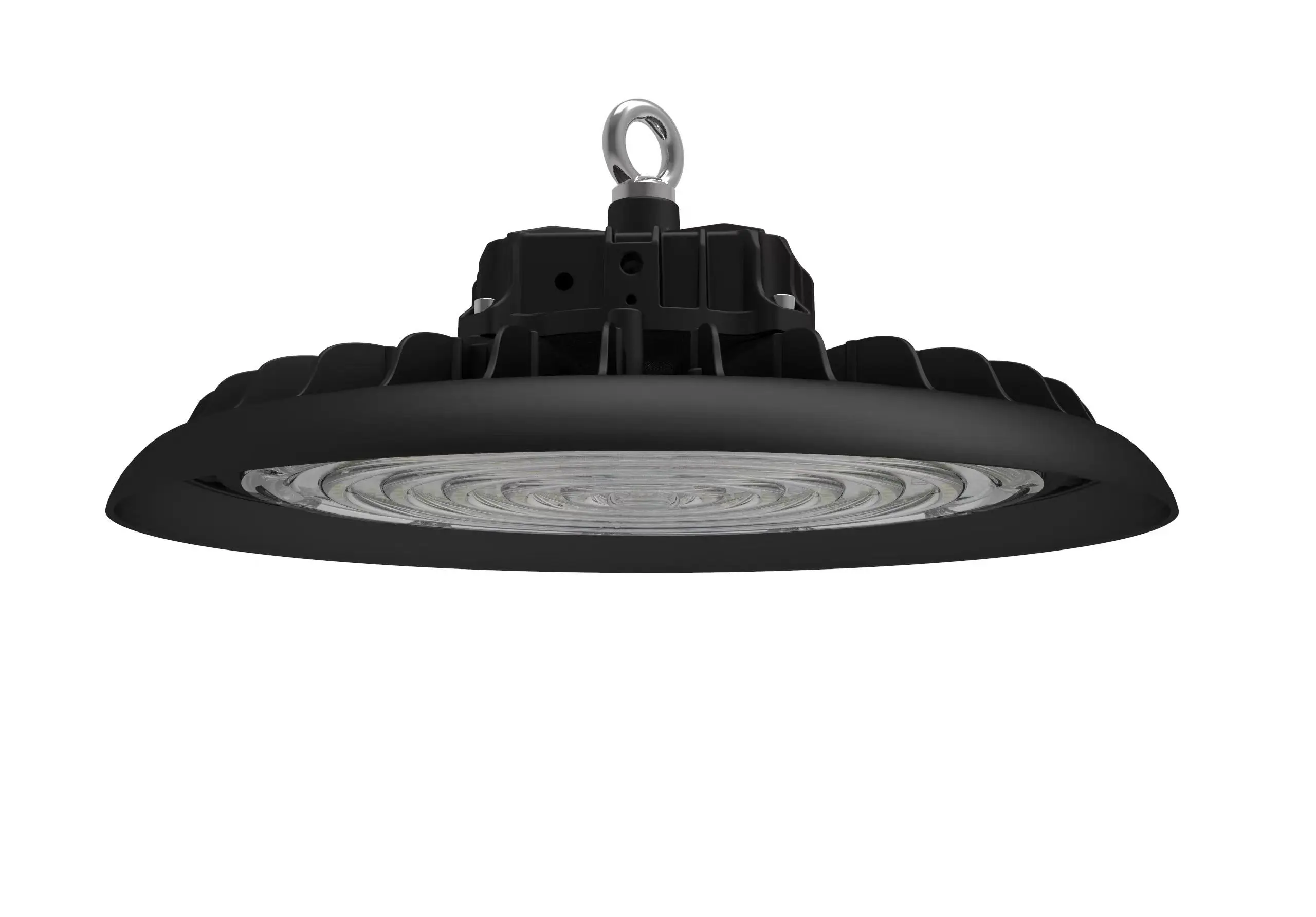 Warehouse industrial pendant light 100W 150W 200W aluminum high lumen ufo IP65 led linear high bay light fixture