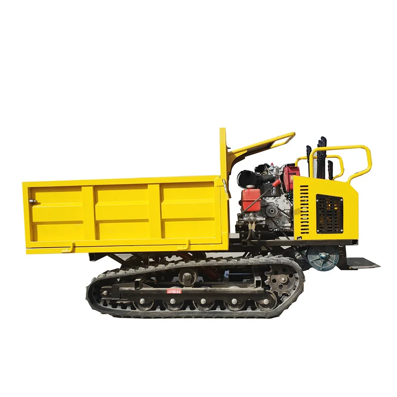 Garden Track Dumper 1Ton Small Crawler Dump 1500KG Mini Dumper