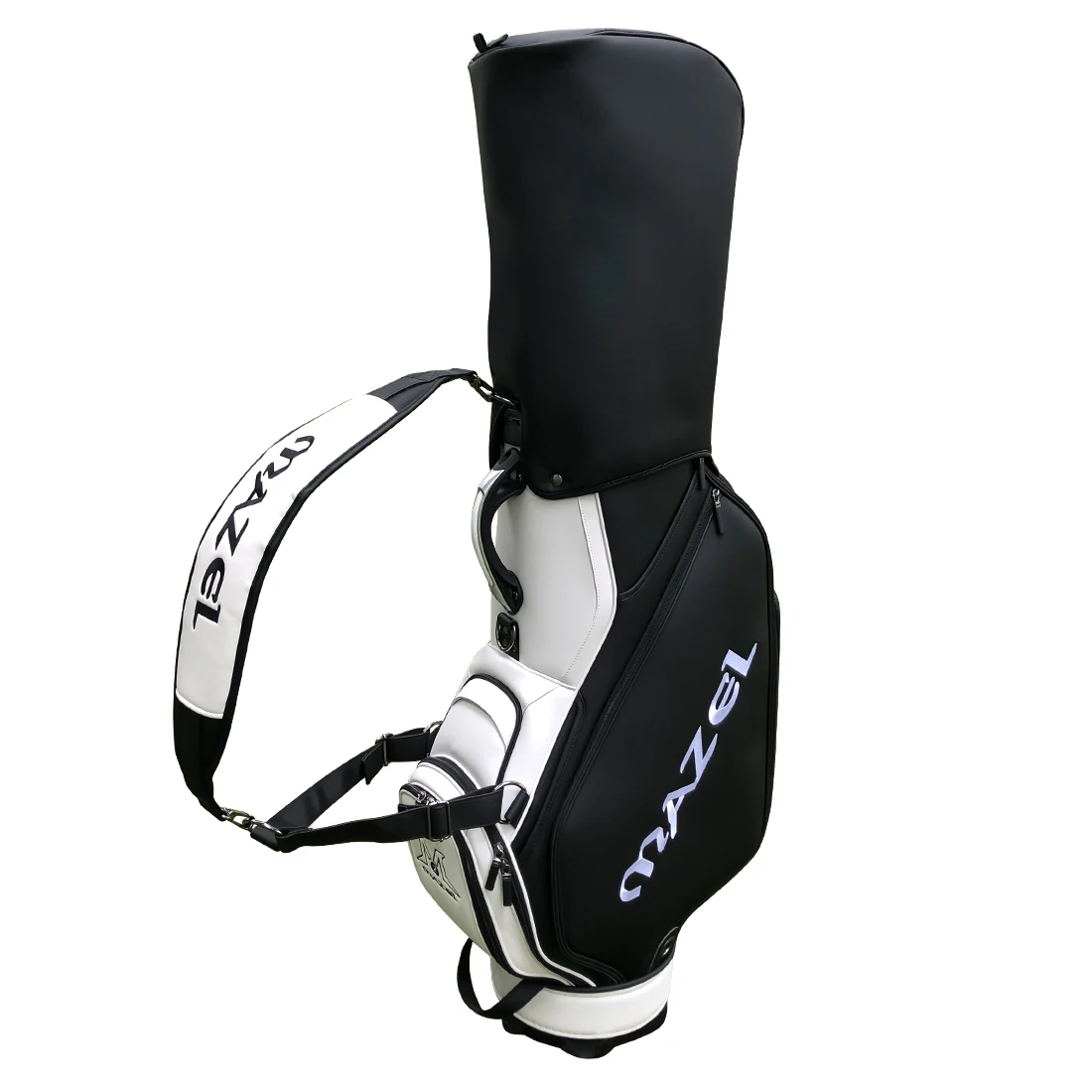Mazel OEM PU leather Golf trolley bags Stand Cart Bag With 6 Dividers Golf Bag for Men and Women
