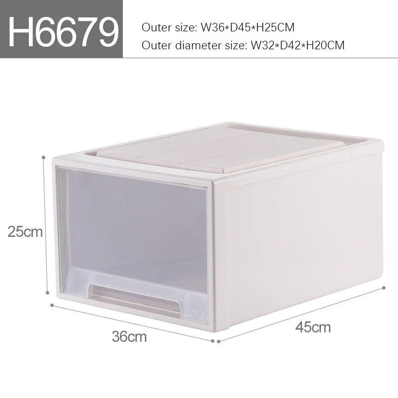 hot sale drawer storage box Plastic Household Locker Wardrobe Storage Box clothes underwear socks organiser storage box