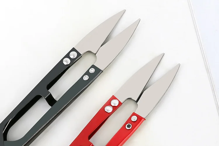 3 color Trimming Sewing Scissors Nippers U Shape Yarn Cutter Stainless Steel Embroidery Craft Scissors
