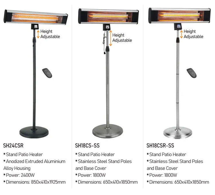 OEM Terrace Heater Outdoor Electric Heater Patio Heater For Dancing Floor