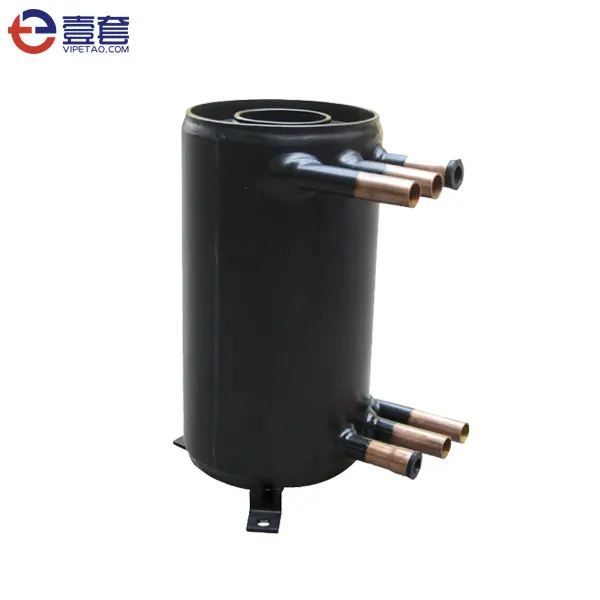 China Copper condensers and heat pump heat exchangers / spiral copper tube heat exchanger