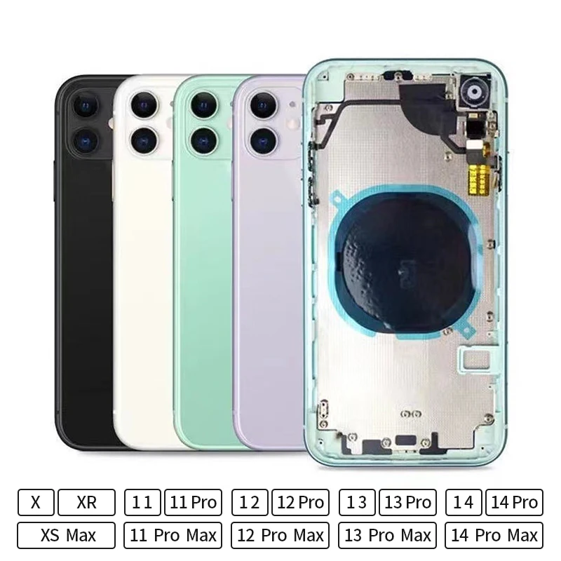 Оптовая продажа Новое поступление для iPhone xr xs max 11 задняя крышка корпуса конвертер 12 13 14