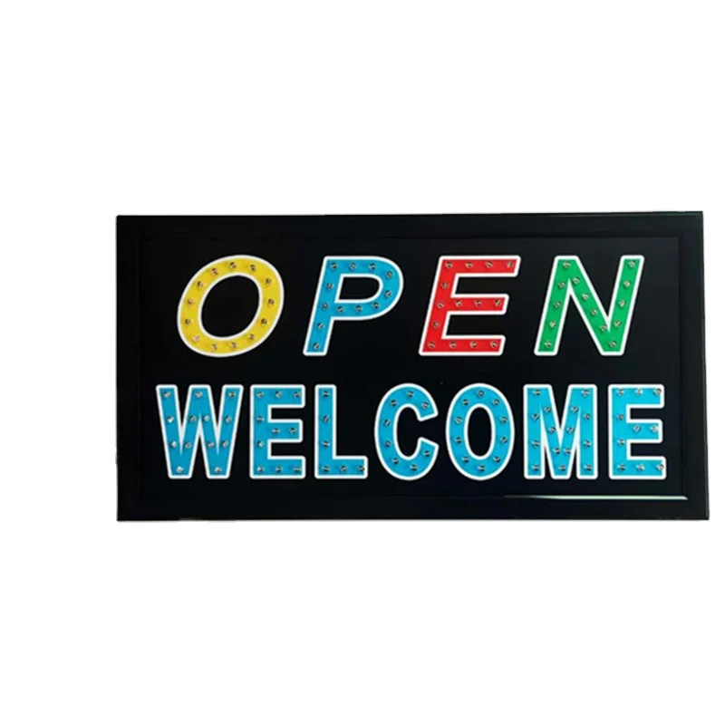 Factory direct 48*25cm lamp beads led lights board illuminated advertising signs