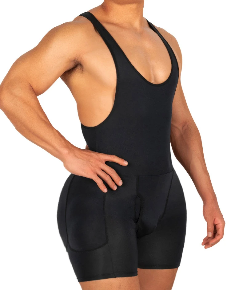 NEW Plus Size Men Tummy Control Compression Bodysuit Waist Trainer Full Body Shaper Workout Underwear Shapewear