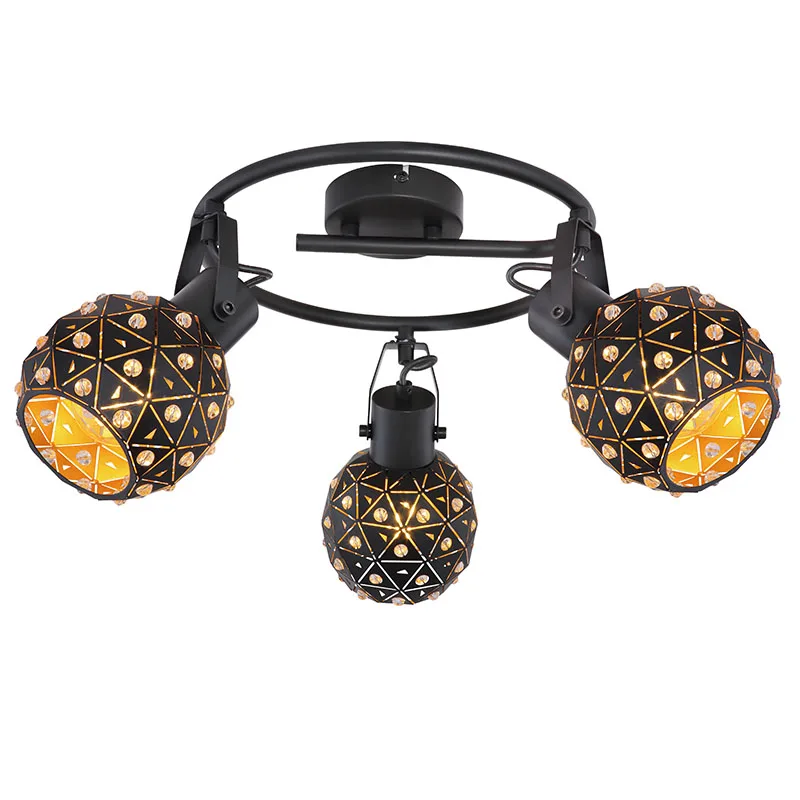 
Mounting Hardware Shade 3 Ceiling Bracket Lamps Chandelier Edison Bulbs Socket Living Room Ceiling Lamp for Home Decoration 