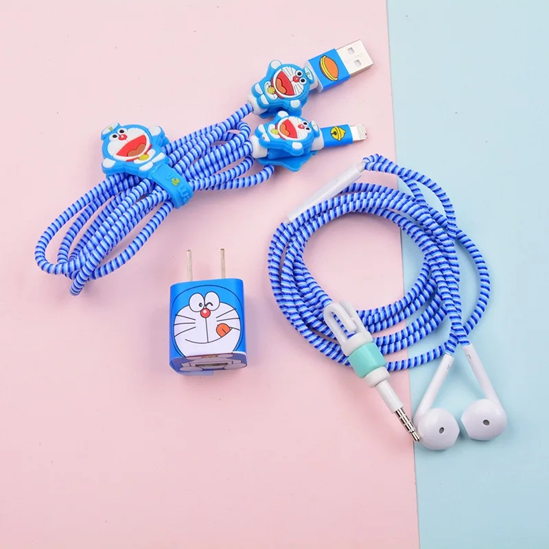 New mobile accessories lovely ribbon style cable protector/cellphone colorful USB cable protector for iPhone