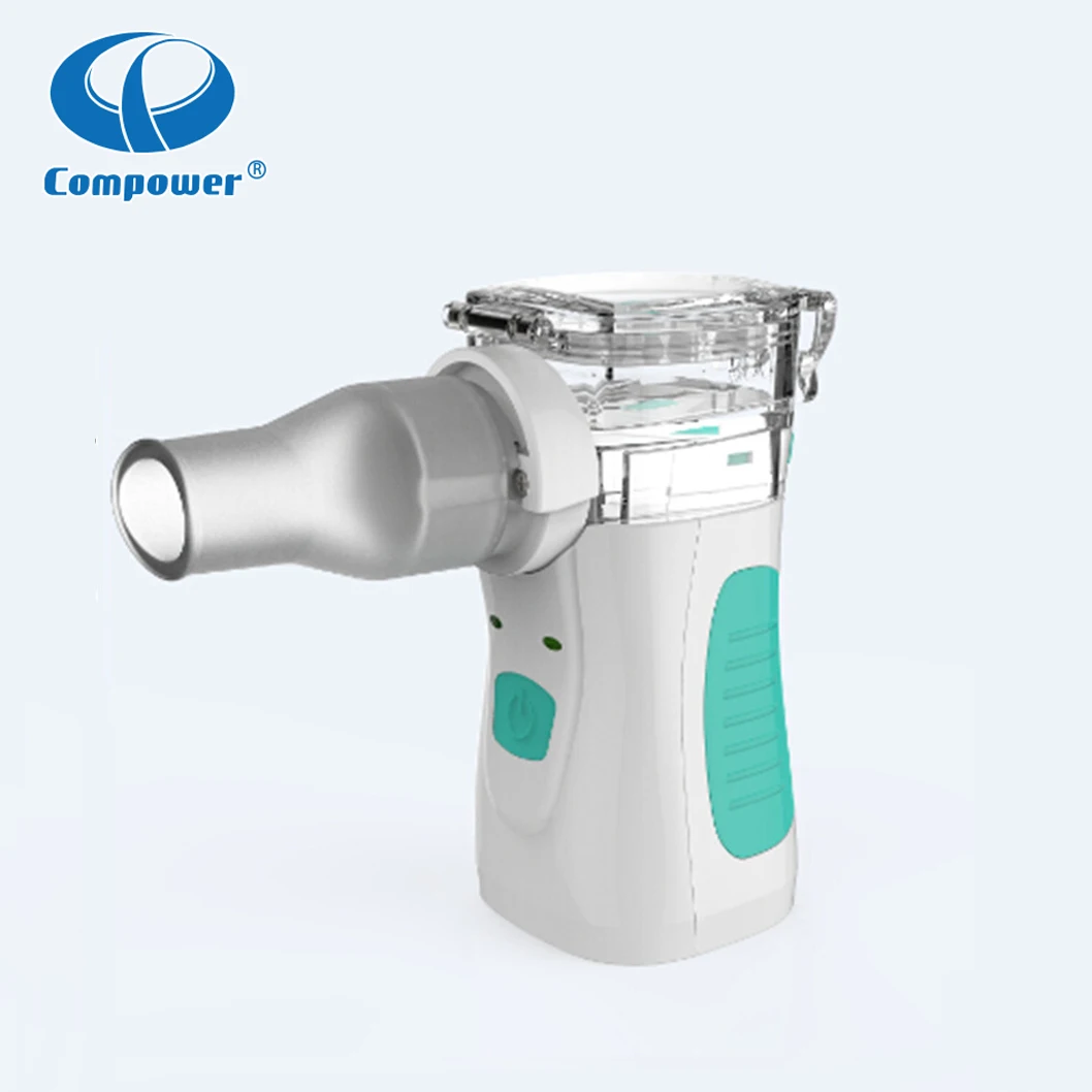 Compower Traveler Handle Best Battery Operated Portable Ultrasonic Electric Mesh For Home Use Nebulizer