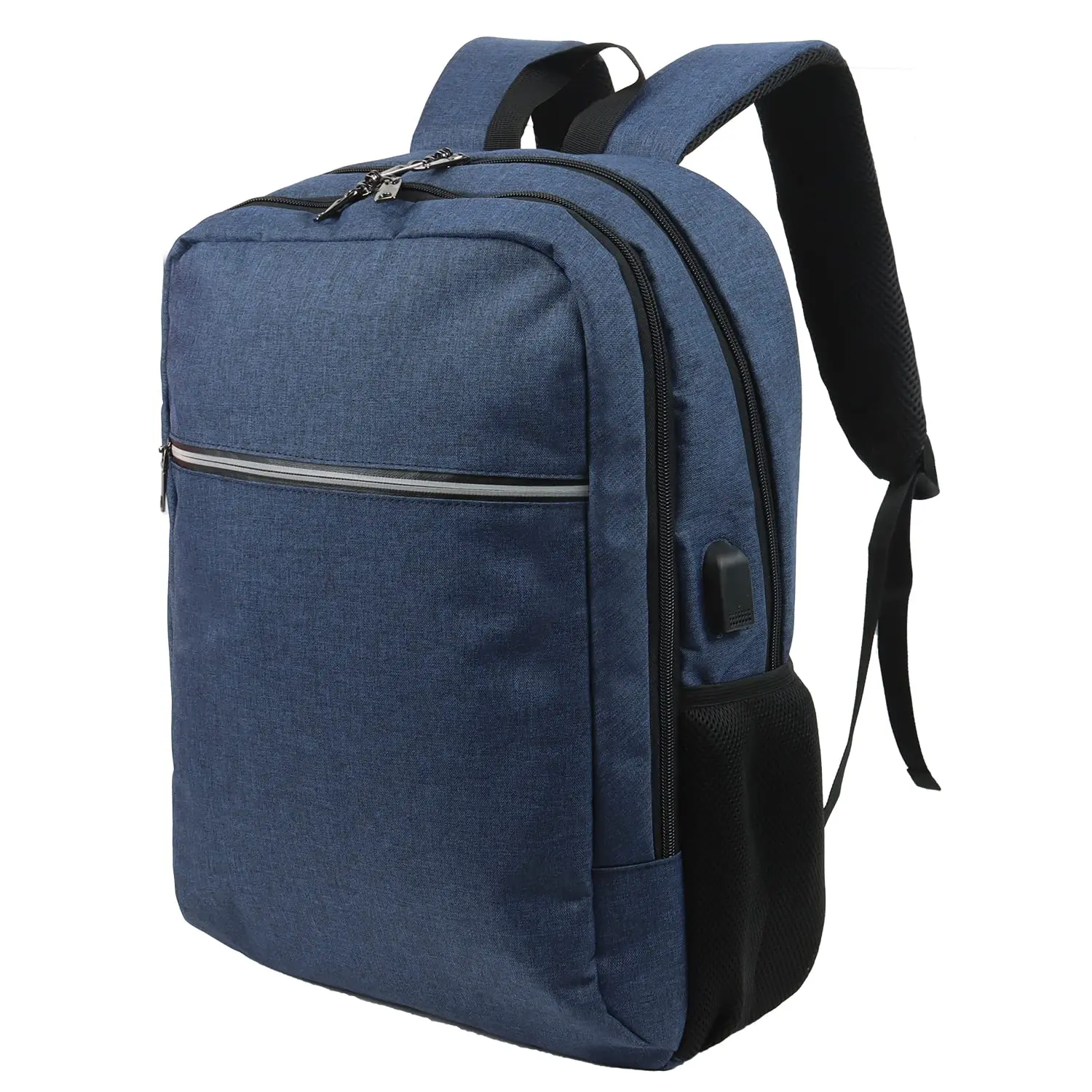 Business Travel Backpack with USB Charging Port and Anti Theft Pocket College Bookbag Laptop Backpack Fits 17 Inch Computer