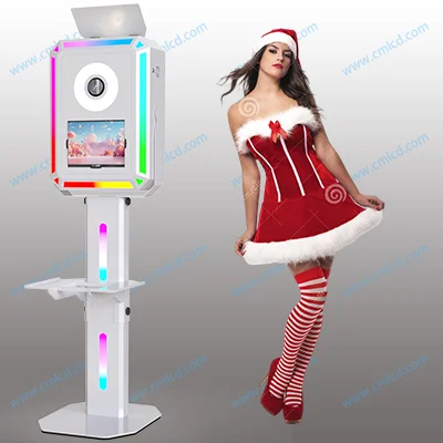 Chimee Camera photobooth dslr iPad photo booth Surface Pro wedding photo booth for sale selfie kiosk with flashlight