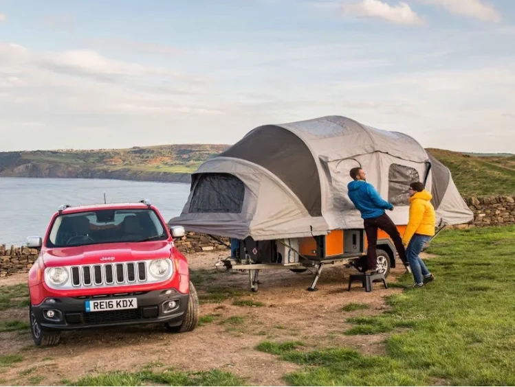 Outdoor Waterproof  Four Seasons Trailer Tent (no  Included Trailer)  Inflatable Camper Tent House Tent