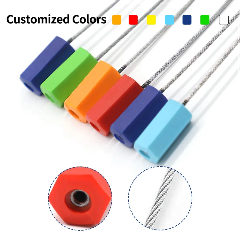 TXCS 201 Barcode container security aluminium cable seal with LOGO