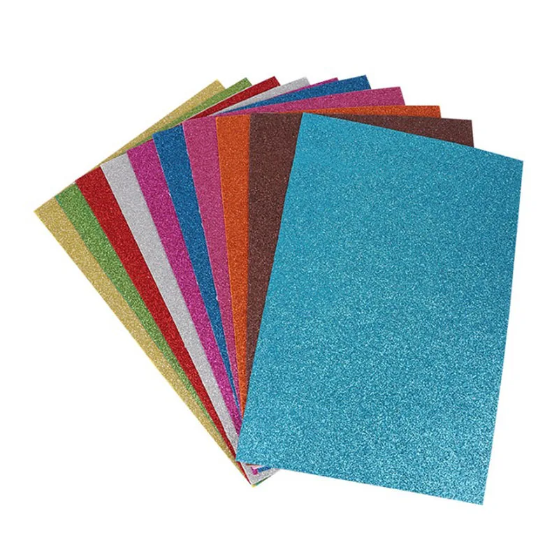 
 Разноцветная блестящая бумага A4, блестящая картонная бумага для рукоделия «сделай сам»  
