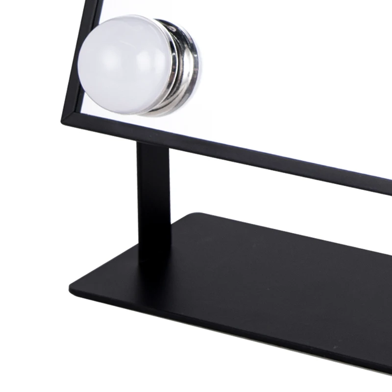 Greenfrom Hollywood Style Touch Control Design Vanity Table Top Led Cosmetic Makeup Mirror With Light Bulbs Gmh1505