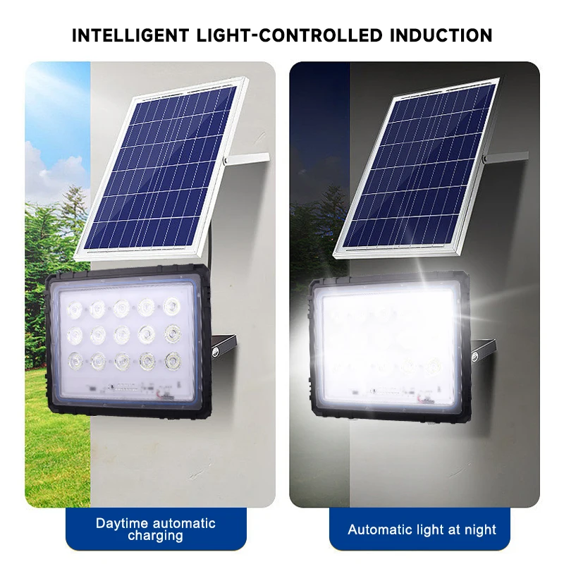 Floodlight Solar Motion Lights Outdoor 100W 200W 300W Ip65 Waterproof Led Solar Flood Lights For Road Farm Garden