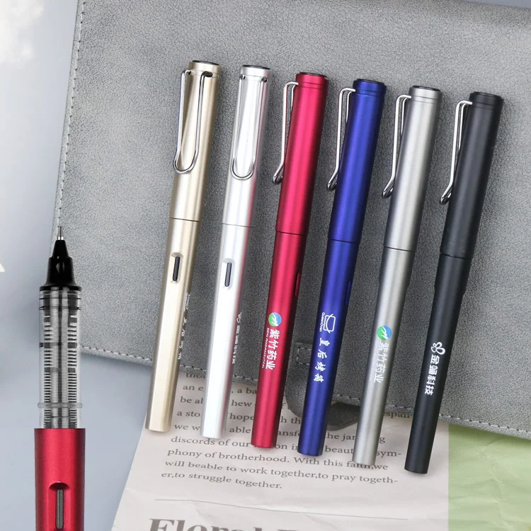 BKS Hot selling plastic gel pen stationery student office supplies promotional gel pen custom logo gel pen