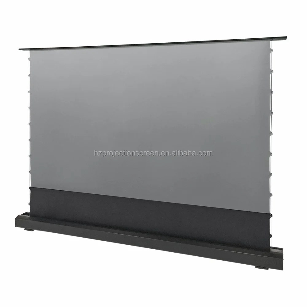 TELON 120 inch Motorized floor up  Projector Screen Integrated Cabinet for 4K/8K UST Laser Projection Screen
