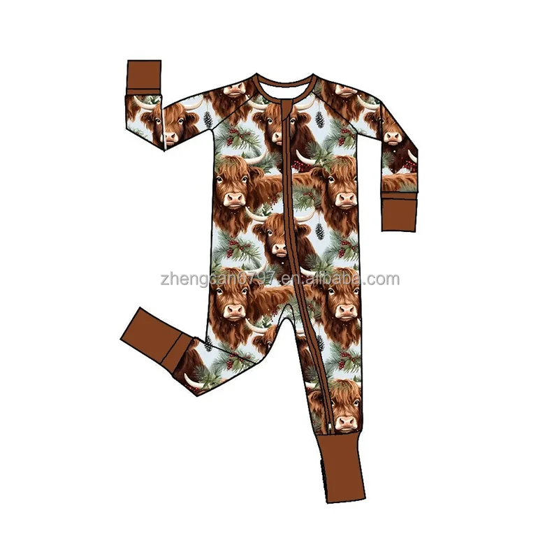 Wholesale Kids Short Sleeve Bodysuits Cartoon Leopard Print Baby Rompers For Autumn Onesies Baby Clothes For New Born
