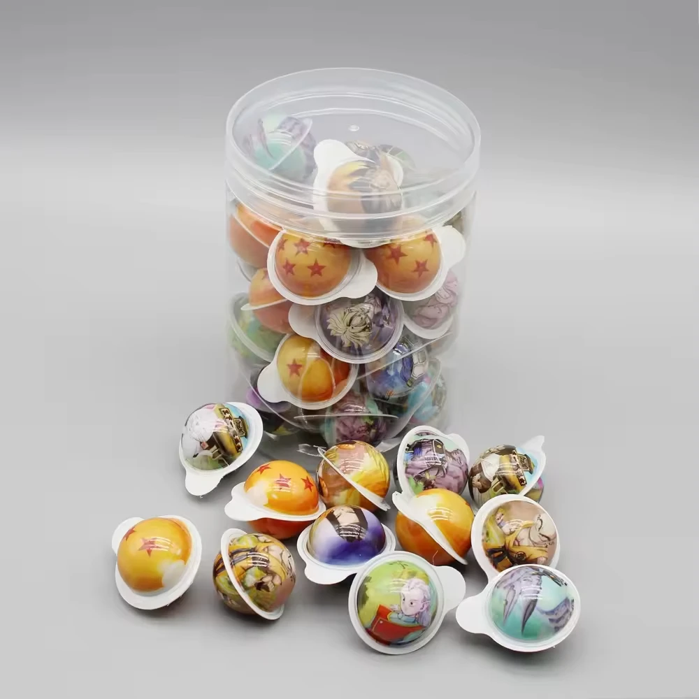 Hot Selling Soccer Gummy 4D Grapes Confectionery Jam Filled Gummy Soft Candy for Children and Kids