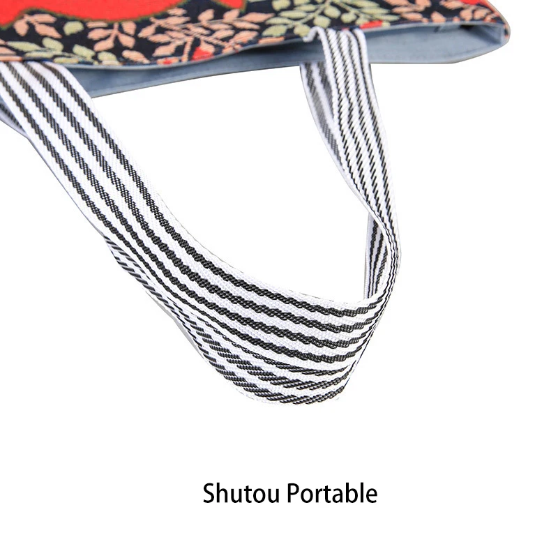 Stylish Apricot Vintage Promotional Boho Tote Bag Crochet Bag Floral Patchwork Women Bohemian Bags