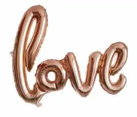 Wedding Party Supplies Helium number letter balloons 40 inch Valentines Day Happy Birthday Decorations love foil balloon