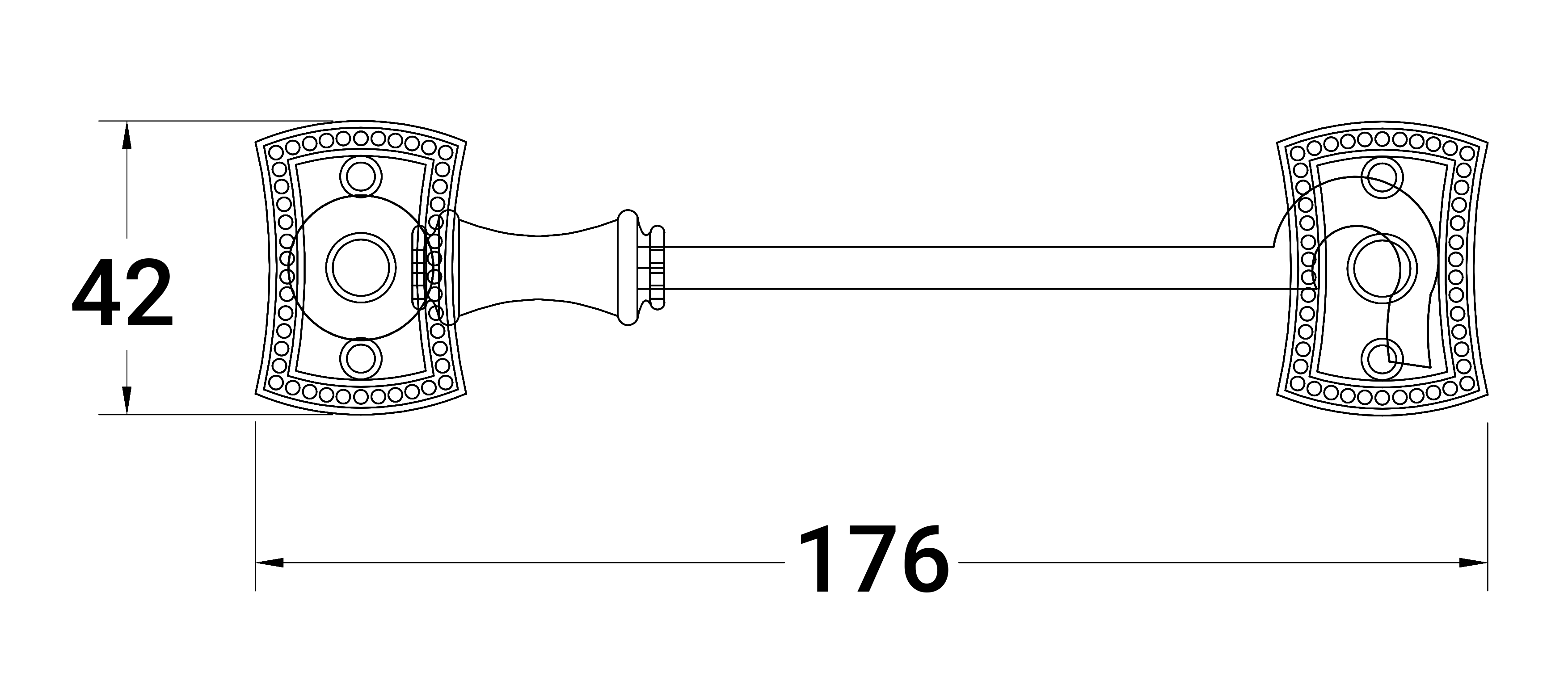 Luxury Style BHK-03711 Brass cabin Hook Latches Hooks Drawer Windows Indoor Uses Window Door Hardware Items