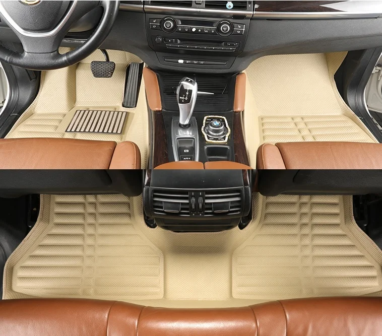 Chinese Factory Hot Selling vehicle interior accessories 5D pvc leather non-slip 5d car mats use for HAVAL H3