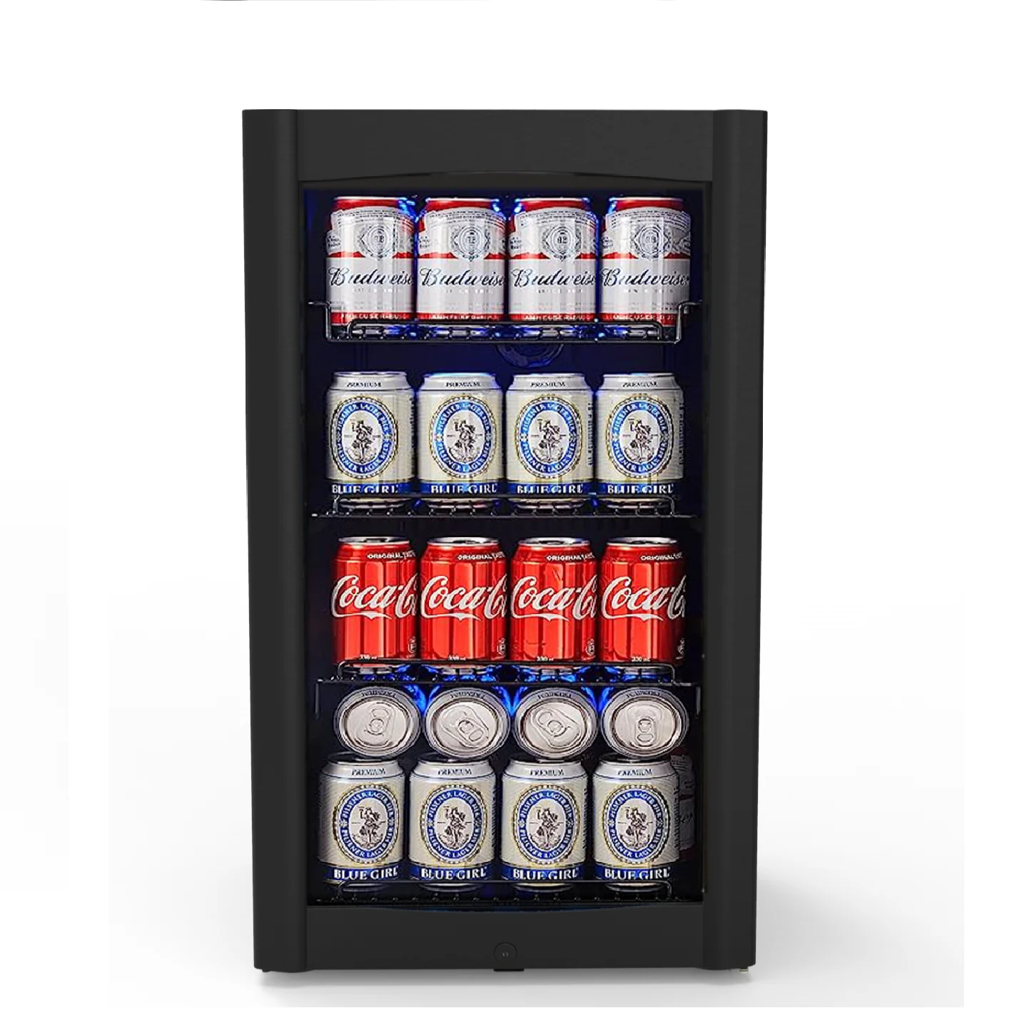 High Quality Wine & Beer & Beverage Cooler 88L with Removable shelves