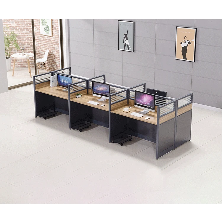 Multifunction Furniture MFC Open Layout Executive desk 2 3 4 6 8 seater open modular office cubicle workstation partition