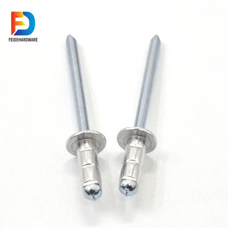 Top Quality Aluminium Blind Rivet Nails Open Type Blind Rivets Double Drum Pop Rivets