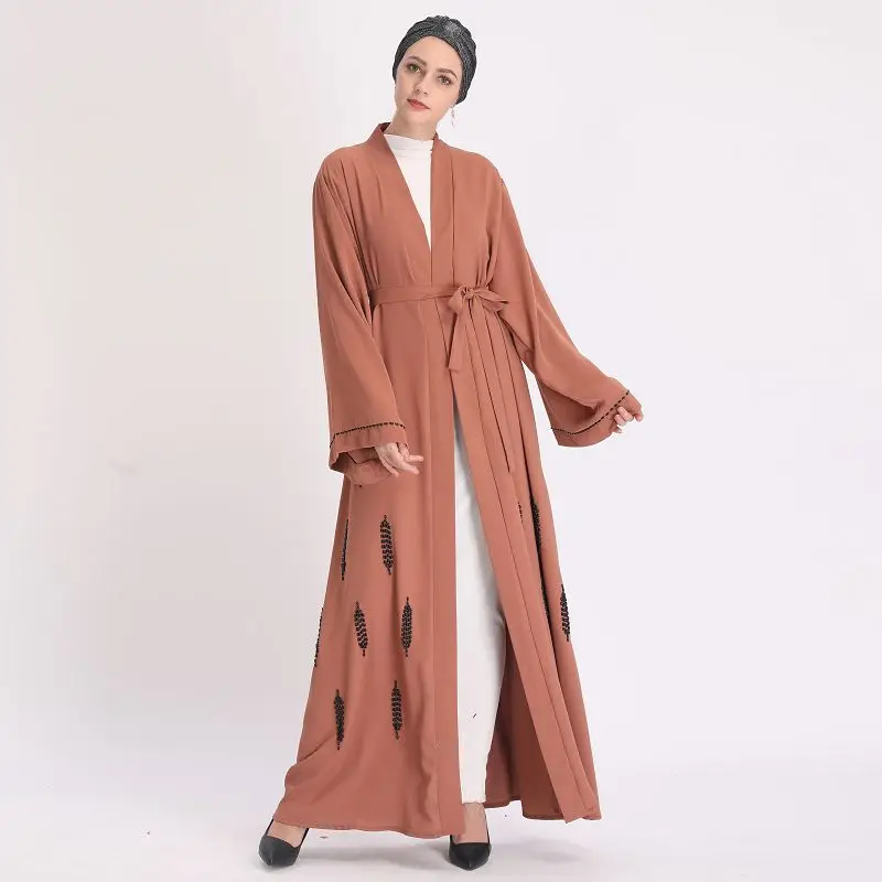 New fashion Turkey Style Istanbul Islamic Newest Muslim Embroidery Abaya Long Dresses