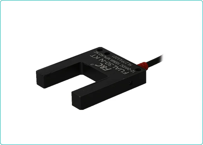 Hot sale F&C Slot Type Photoelectric Sensor Through-beam Sensor with 120mm Sensing distance for Non-transparent Object Detection