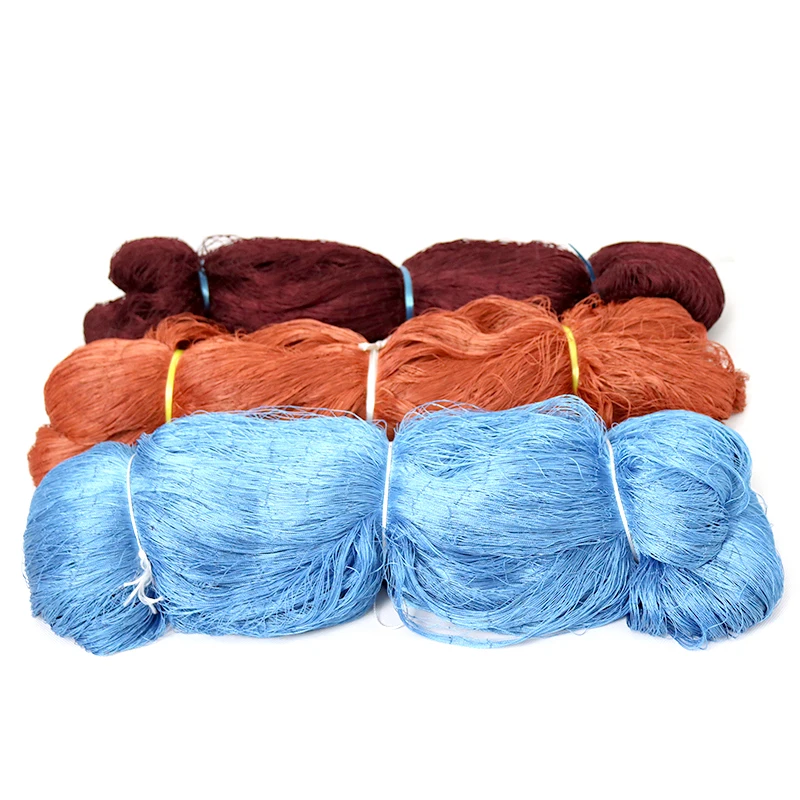 Заводская изготовленная на заказ 210D/2-120PLY глубоководная траловая сеть нейлоновая многонитевая рыболовная двухузловая полиэфирная