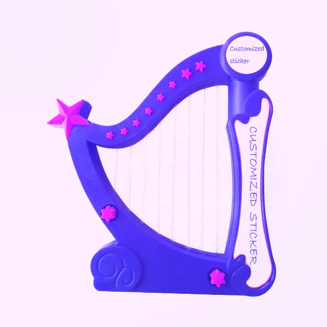 Harp toy Musical educational toys for kids learning plastic music instrument customized promotional items promotion toddlers kid