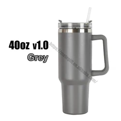 Wholesale Bulk Stainless Steel Double Wall Insulated  40 oz 40 oz Cup Mug Tumbler with Handle Stanleys Quencher Travel and Straw