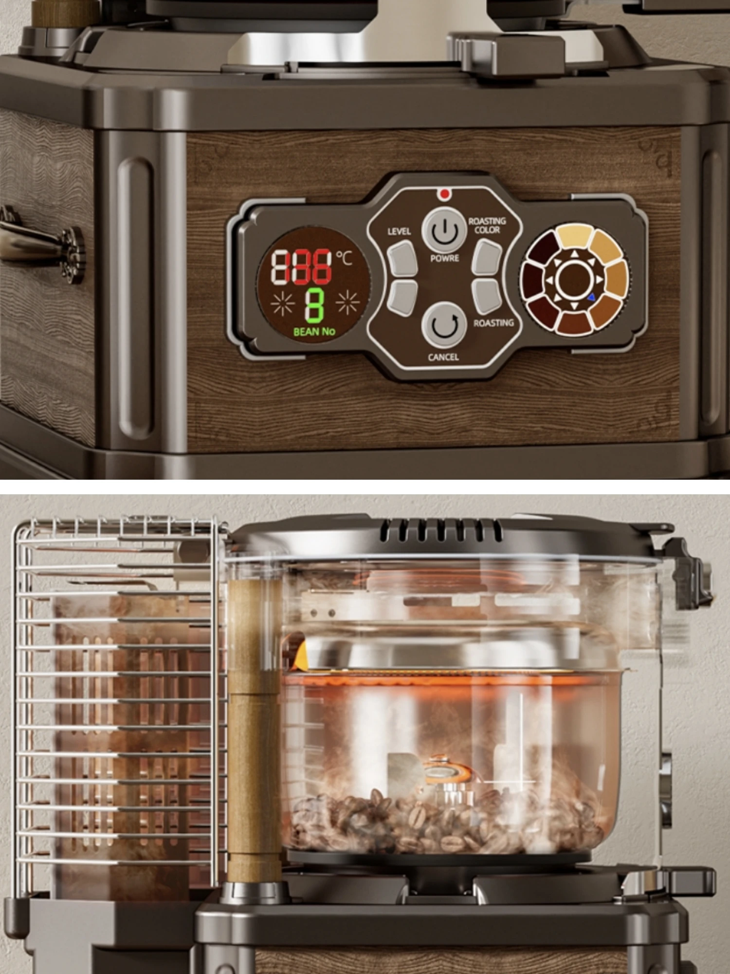 home Coffee Roaster 150 g Coffe Roaster cocoa bean roaster for home use