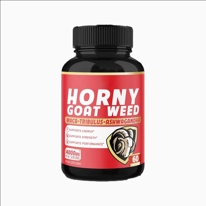 Horny Goat Weed Contains Maca Tribulus Ashwagndha Support Energy Performance Strength Horny Products Sport Supplement
