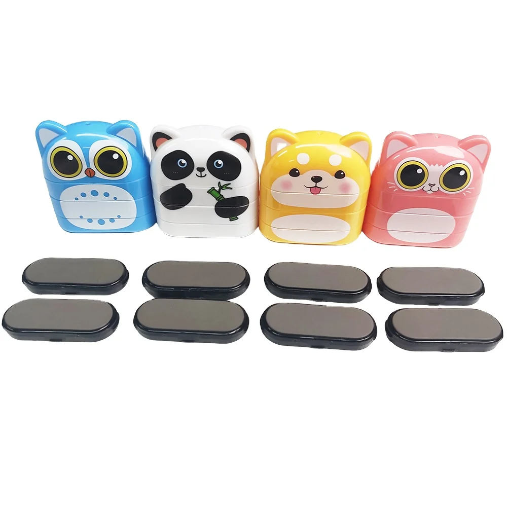 Cute Name Clothes Signature Kids Stamp Ring Kids Toy  Name Stamp Kids Stamp