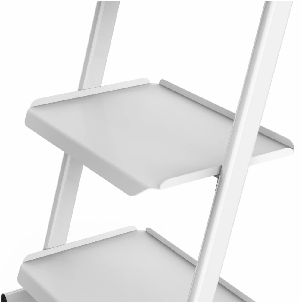 3 Tier Rolling Trolley On Wheels Heavy Duty Metal Frame for beauty salon spa