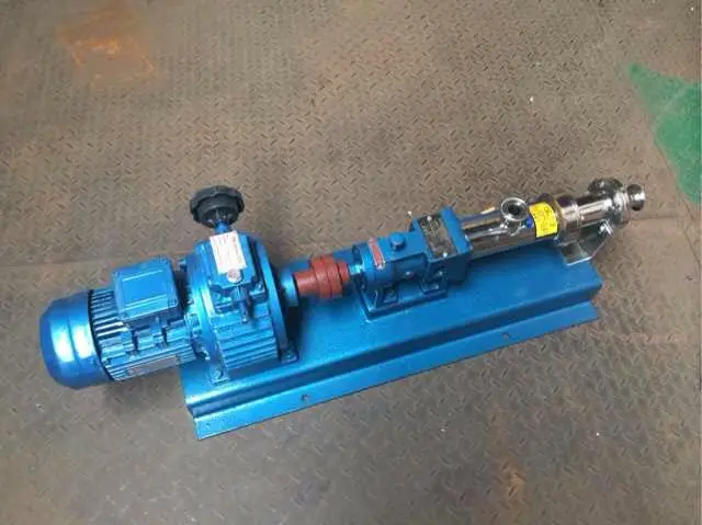 
Stainless steel food grade mono single screw pump 