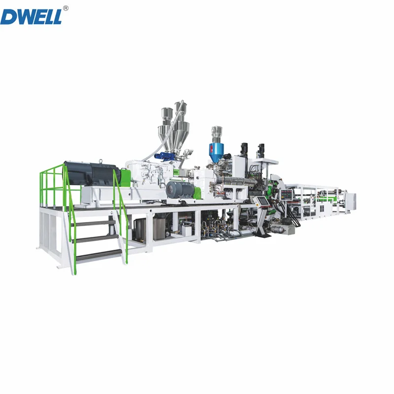 Pet Sheet Extruder Making Machine Plastic Sheets Extrusion Production Line
