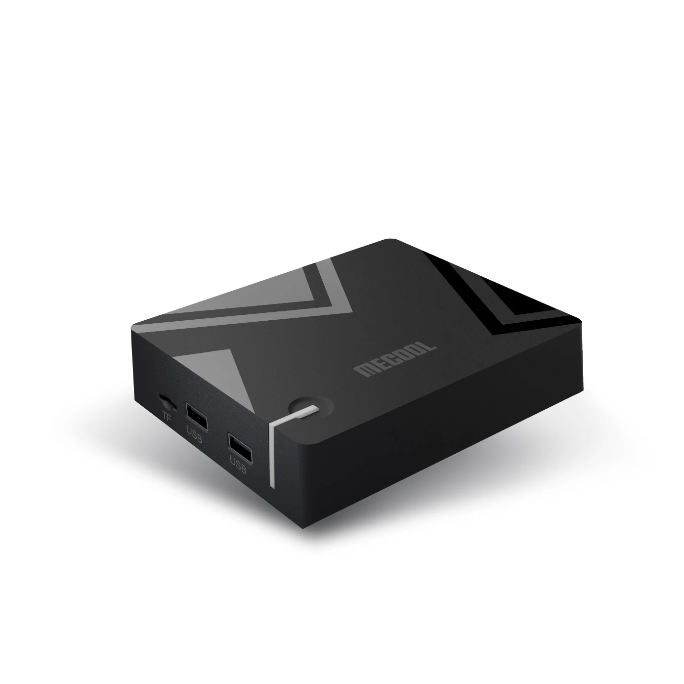 Videostrong OEM K5 2GB 16GB Customize TV Box Android 9.0 Amlogic S905 DVB S2 T2 C 4K Android TV Box 12V MECOOL K5 1 Black