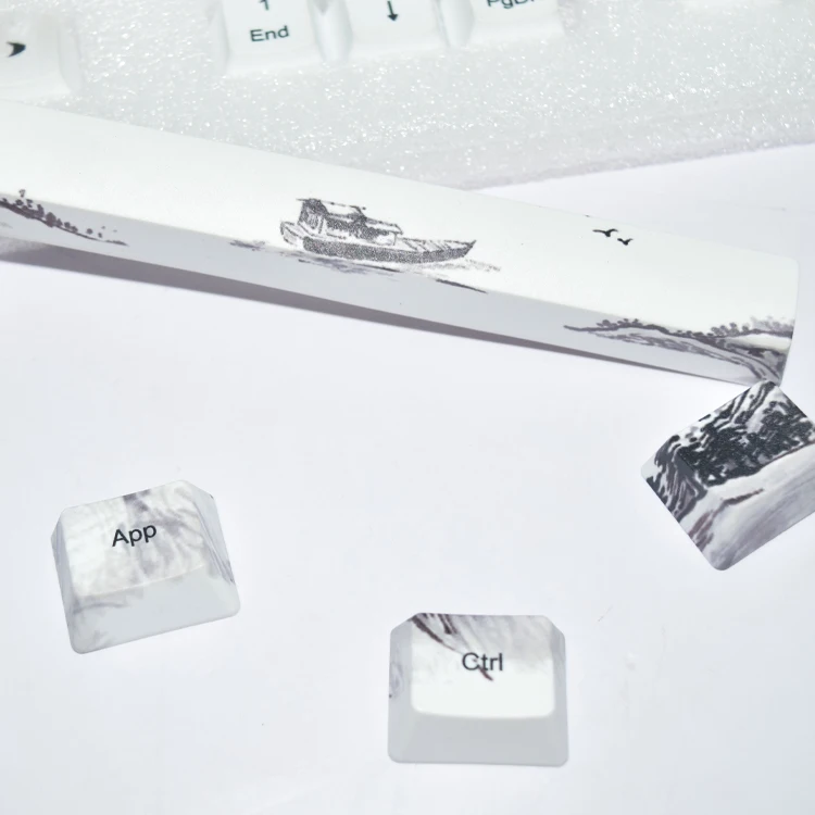 AFLION Custom Printmulti-Color  Pbt Keycaps Sublimation Process Original Highly Retro Mechanical Keyboard Keycaps