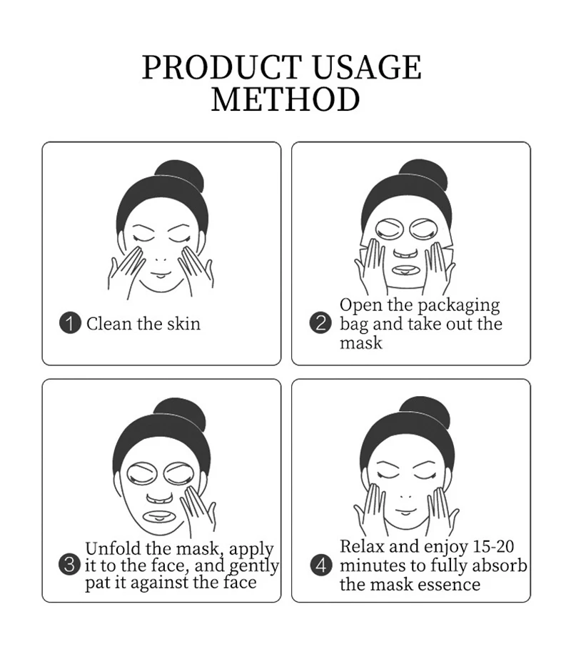 Sheet Mask Panthenol Soothing Moisturizing Nourishing Repairing Face Skin Skin Hyaluronic Acid Facial Mask