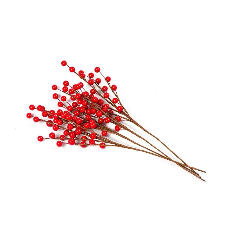 Artificial Christmas Berry 25 Branches Red Berries